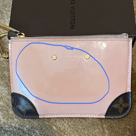 💯Authentic Louis Vuitton Patent Leather Cles Pouch/Card Holder, Gift Box & Bag - Picture 6 of 16